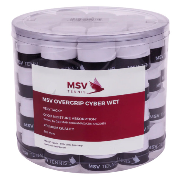 MSV намотка Overgrip Cyber Wet*60 white 1 шт MSV намотка Overgrip Cyber Wet*60 white 1 шт