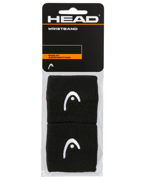 Напульсники HEAD Wristband 2.5" black