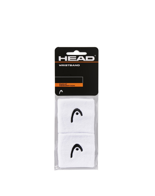 Напульсники HEAD Wristband 2.5" white