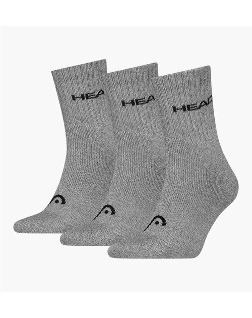 Носки Head ELEMENTS ALL SPORTS SHORT CREW 3P серый