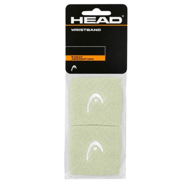 Напульсники HEAD Wristband 2.5" cantaloupe green Напульсники HEAD Wristband 2.5" cantaloupe green