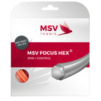 Теннисные струны MSV Focus Hex 12m Neon Orange 1.25