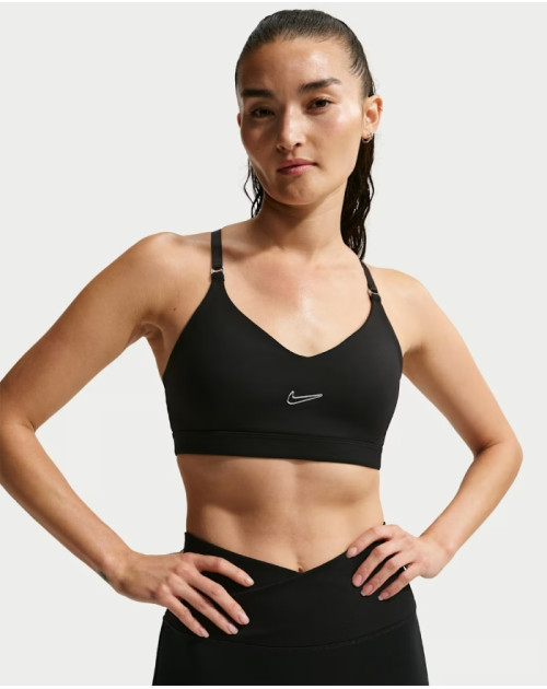 Топ W NK DF INDY BRA GLS bk