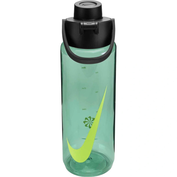 Пляшка Nike TR RENEW RECHARGE CHUG BOTTLE 24 OZ зелений, чорний Уні 709 мл Пляшка Nike TR RENEW RECHARGE CHUG BOTTLE 24 OZ зелений, чорний Уні 709 мл
