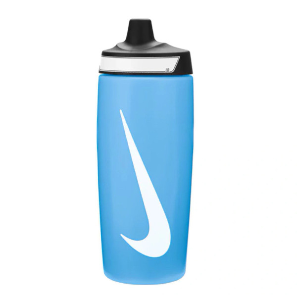Пляшка Nike REFUEL BOTTLE 18 OZ блакитний, чорний, білий Уні 532 мл Пляшка Nike REFUEL BOTTLE 18 OZ блакитний, чорний, білий Уні 532 мл