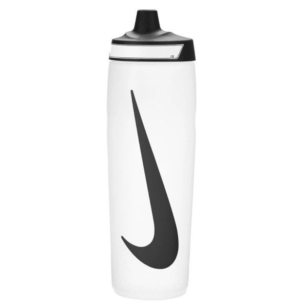 Пляшка Nike REFUEL BOTTLE 24 OZ білий, чорний Уні 709 мл Пляшка Nike REFUEL BOTTLE 24 OZ білий, чорний Уні 709 мл