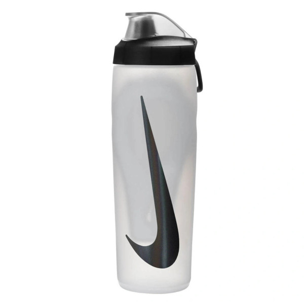 Пляшка Nike REFUEL BOTTLE LOCKING LID 24 OZ білий, чорний Уні 709 мл Пляшка Nike REFUEL BOTTLE LOCKING LID 24 OZ білий, чорний Уні 709 мл