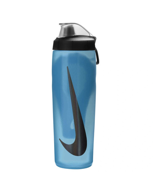 Бутылка Nike REFUEL BOTTLE LOCKING LID 24 OZ синий, белый, черный Уни 709 мл