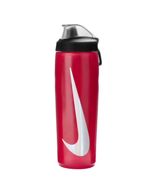 Бутылка Nike REFUEL BOTTLE LOCKING LID 24 OZ красный, черный, серебристый Уни 709 мл