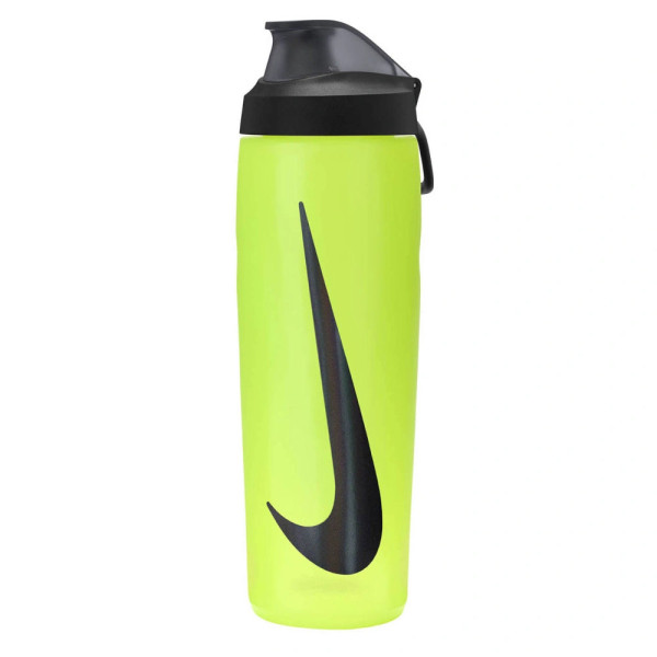 Пляшка Nike REFUEL BOTTLE LOCKING LID 24 OZ лимонний, чорний Уні 709 мл Пляшка Nike REFUEL BOTTLE LOCKING LID 24 OZ лимонний, чорний Уні 709 мл