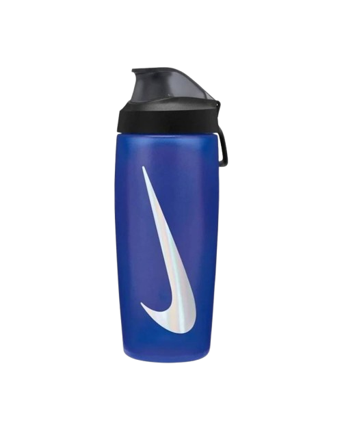 Бутылка Nike REFUEL BOTTLE LOCKING LID 18 OZ голубой, черный, серебристый Уни 532 мл