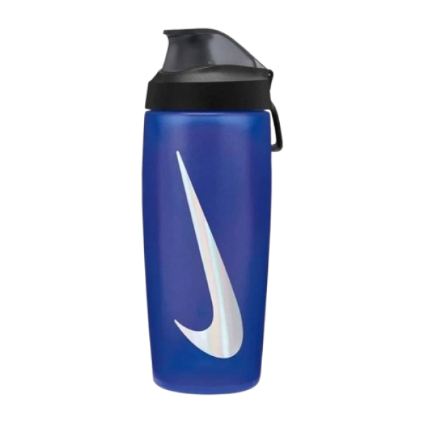 Пляшка Nike REFUEL BOTTLE LOCKING LID 18 OZ блакитний, чорний, сріблястий Уні 532 мл Пляшка Nike REFUEL BOTTLE LOCKING LID 18 OZ блакитний, чорний, сріблястий Уні 532 мл