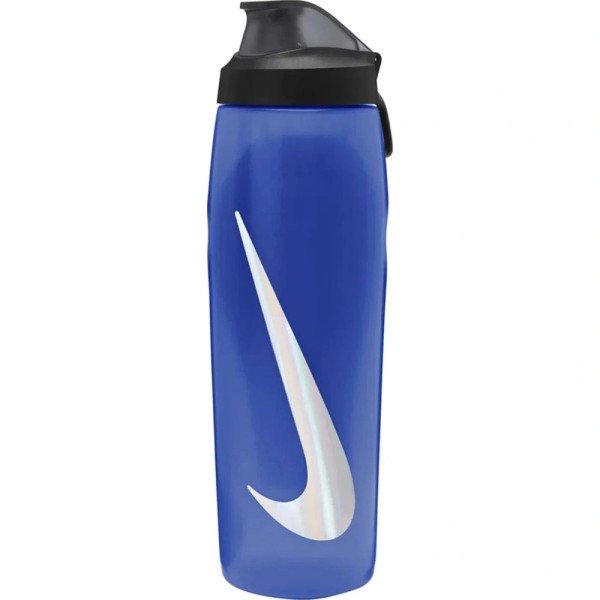 Пляшка Nike REFUEL BOTTLE LOCKING LID 32 OZ синій, білий, чорний Уні 946 мл Пляшка Nike REFUEL BOTTLE LOCKING LID 32 OZ синій, білий, чорний Уні 946 мл