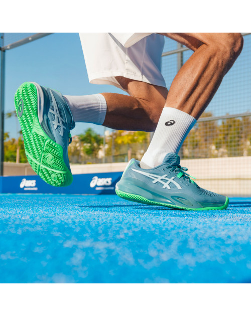 Теннисные кроссовки Asics M GEL-RESOLUTION X PADEL bl/gr