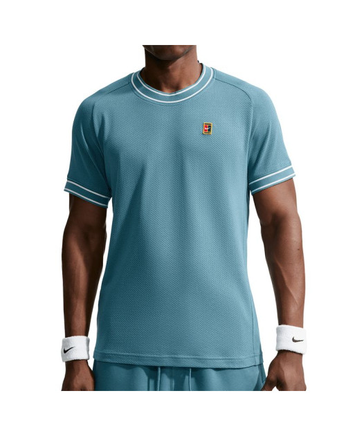 Теннисная футболка NIKE M NKCT HERITAGE SS TOP 006