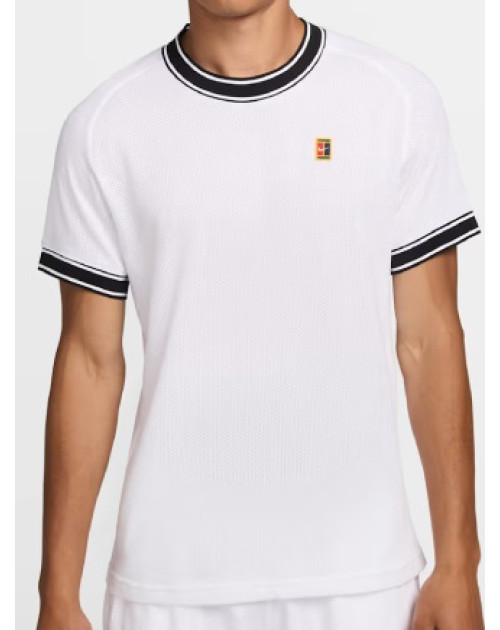 Теннисная футболка NIKE M HERITAGE SS TOP WH