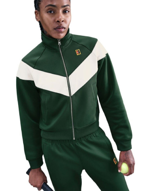 Тенісна толстовка W NKCT WR POLY KNIT JKT HRTGE 323