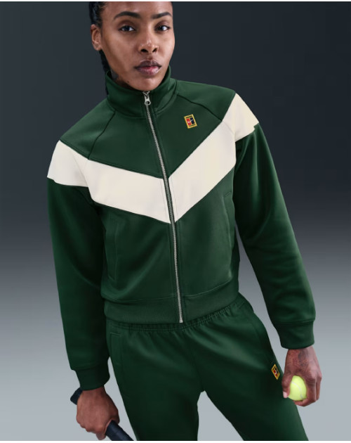 Тенісна толстовка W NKCT WR POLY KNIT JKT HRTGE 323