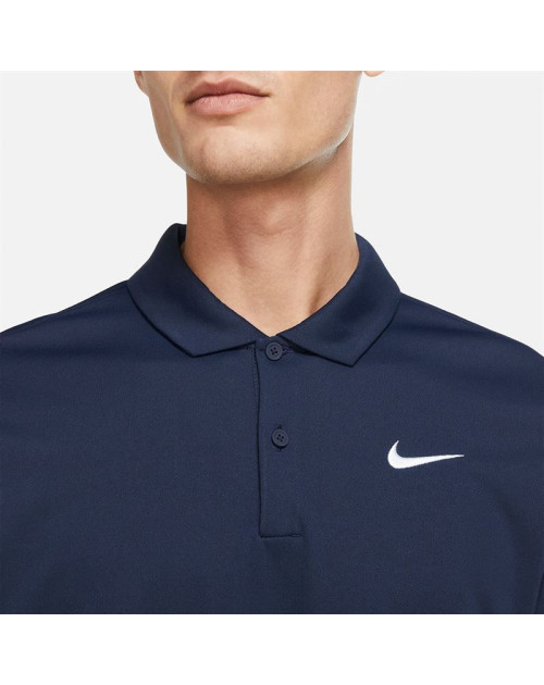 Теннисное поло M NIKE DF POLO SOLID bl