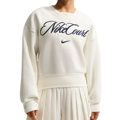 Тенісна толстовка W NIKE CRT CLTN FLC CREW 133 Тенісна толстовка W NIKE CRT CLTN FLC CREW 133