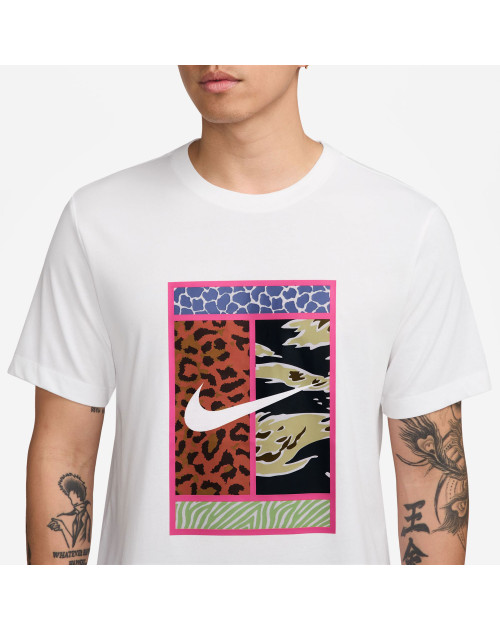 Теннисная футболка M NIKE DF TEE COURT wh