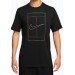 Теннисная футболка NIKE M TEE STD HERITAGE bk