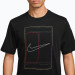 Теннисная футболка NIKE M TEE STD HERITAGE bk