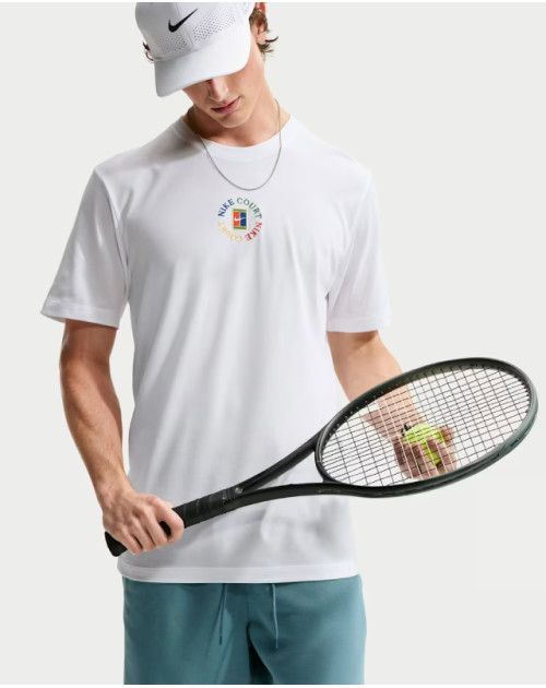 Футболка чоловіча NIKE M DF TEE STD HERITAGE WH