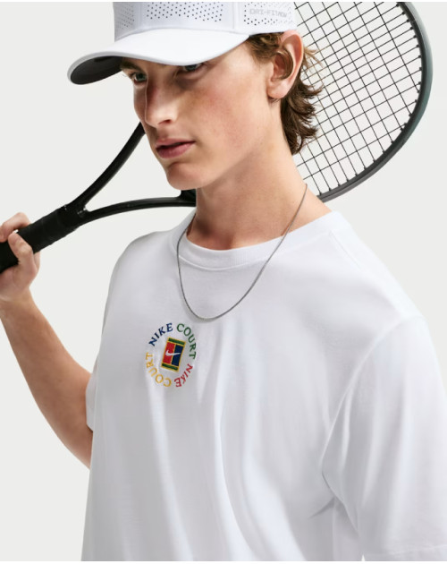 Футболка чоловіча NIKE M DF TEE STD HERITAGE WH