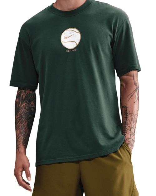 Футболка теннисная NIKE M DF TEE M90 SHA MSTRS