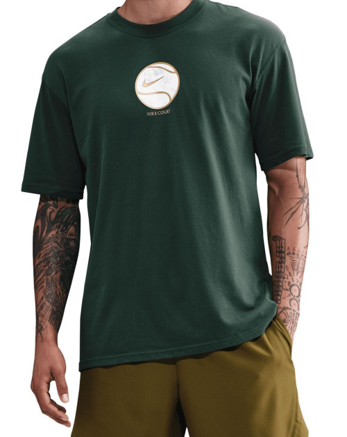 Футболка теннисная NIKE M DF TEE M90 SHA MSTRS