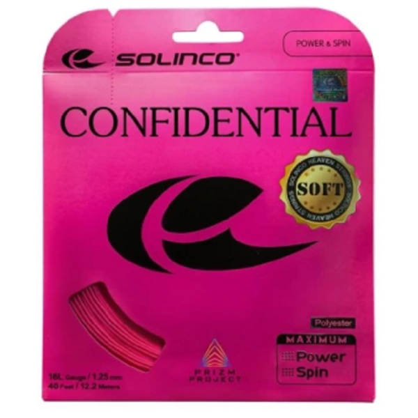 Тенісні струни SOLINCO Confidential Soft 1,25 set 12 м Тенісні струни SOLINCO Confidential Soft 1,25 set 12 м