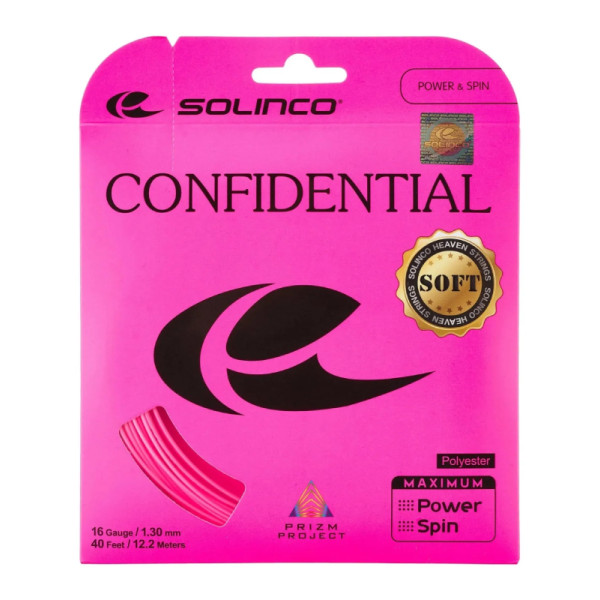 Тенісні струни SOLINCO Confidential Soft 1.30 set 12 м Тенісні струни SOLINCO Confidential Soft 1.30 set 12 м