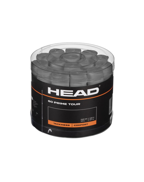 Намотка HEAD Prime Tour 60 pcs Pack (Overgrip)  GREY 1шт