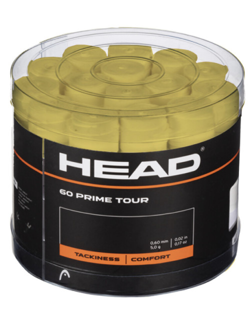 Намотка HEAD Prime Tour 60 pcs Pack (Overgrip) yellow 1 шт