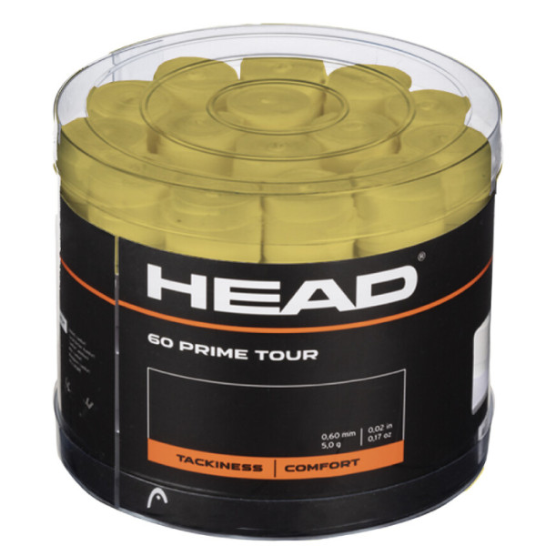 Намотка HEAD Prime Tour 60 pcs Pack (Overgrip) yellow 1 шт