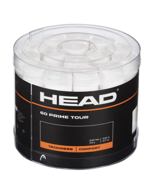 Намотка HEAD Prime Tour 60 pcs Pack (Overgrip)  white 1 шт