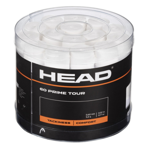 Намотка HEAD Prime Tour 60 pcs Pack (Overgrip)  white 1 шт