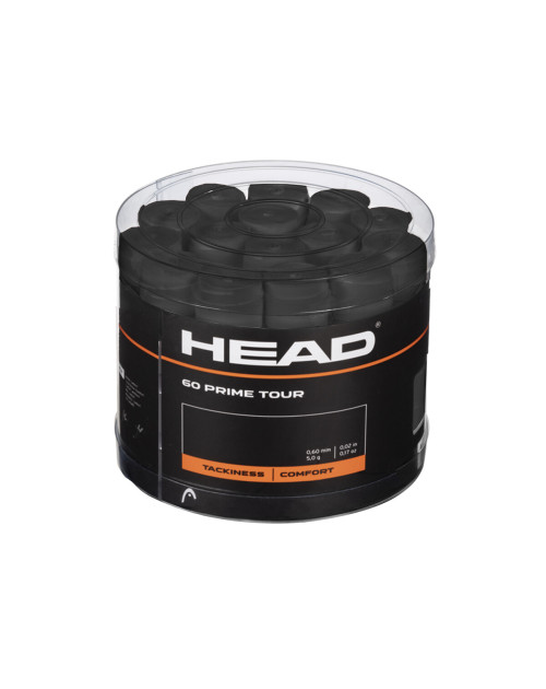 Намотка HEAD Prime Tour 60 pcs Pack (Overgrip)  black 1 шт