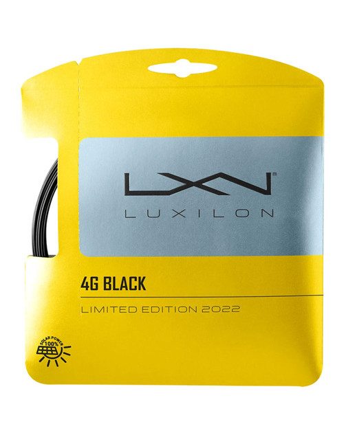 Тенісна струна LUXILON 4G BLACK 125 SET BLACK