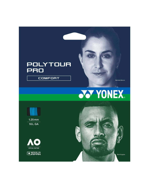 Теннисные струны YONEX POLY TOUR SPIN BLACK (бобина 200м)