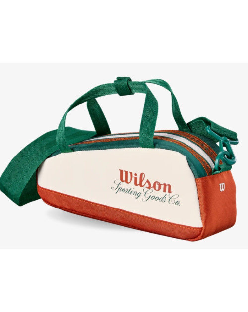 Теннисный чехол WILSON ROLAND GARROS 2026 MINI TENNIS BAG CREAM