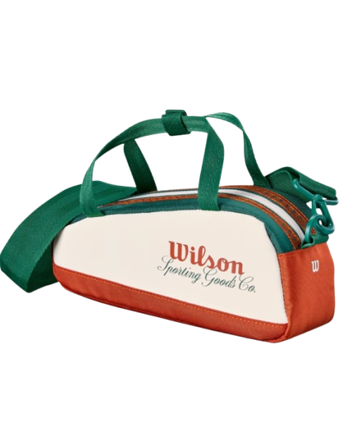 Теннисный чехол WILSON ROLAND GARROS 2026 MINI TENNIS BAG CREAM