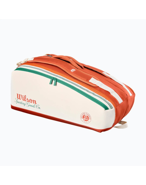 Тенісний чохол Wilson ROLAND GARROS 2026 9PK RACKET BAG Cream