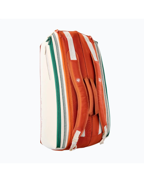 Тенісний чохол Wilson ROLAND GARROS 2026 9PK RACKET BAG Cream