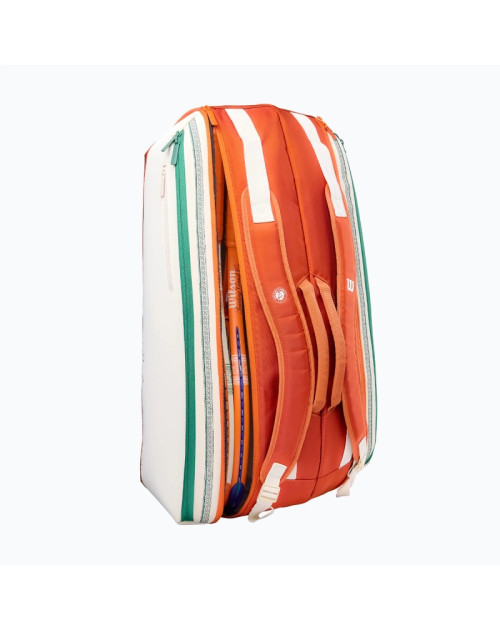 Тенісний чохол Wilson ROLAND GARROS 2026 9PK RACKET BAG Cream