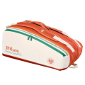 Тенісний чохол Wilson ROLAND GARROS 2026 9PK RACKET BAG Cream