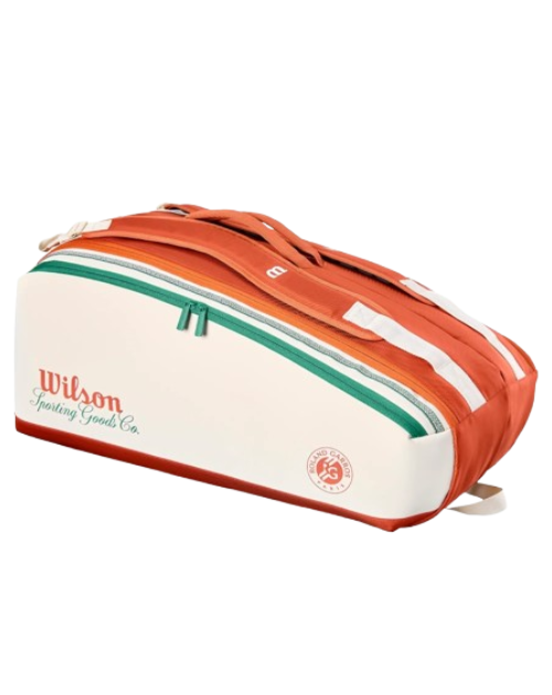 Тенісний чохол Wilson ROLAND GARROS 2026 9PK RACKET BAG Cream