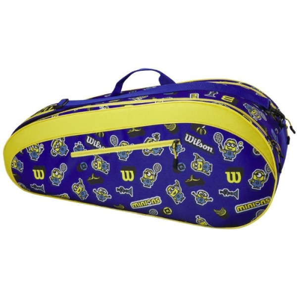Теннисная сумка Wilson Minions V3.0 6 Pk Bag blue/yellow