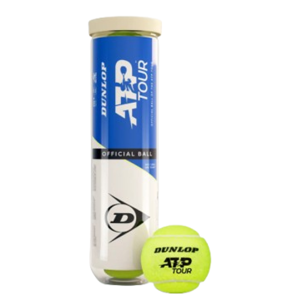 Теннисные мячи Dunlop ATP TOUR*4 мяча Теннисные мячи Dunlop ATP TOUR*4 мяча